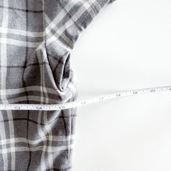 Stop Staring by Alfred Estrada Womens Midi Dress Bow Tie Plaid Gray Medium - Picture 11 of 12